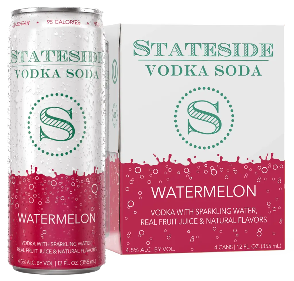 Stateside Watermelon Vodka Soda 4-Pack